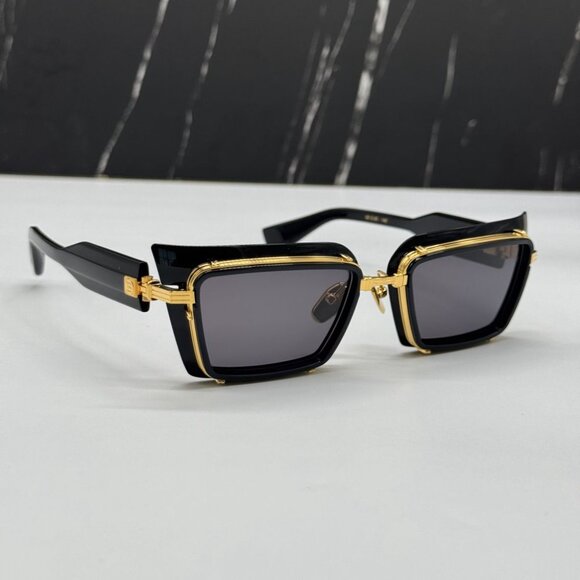 NEW BALMAIN ADMIRABLE UNISEX SUNGLASSES BALMAIN  BPS-130A BLACK - Picture 11 of 14